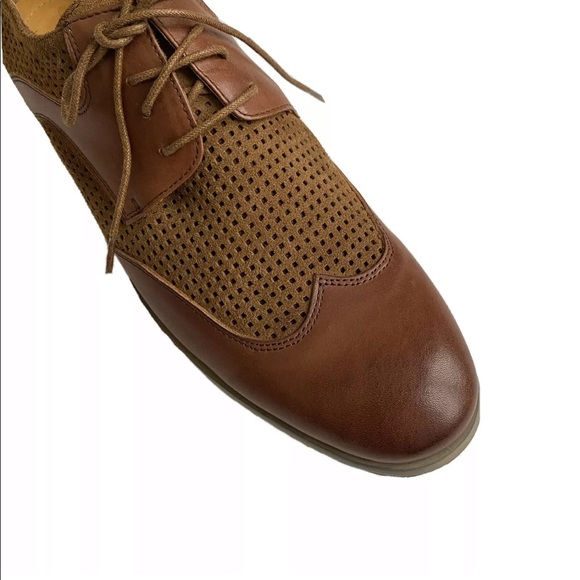 Joe’s Men’s Leather Chestnut Brown Oxford Shoe main image 8
